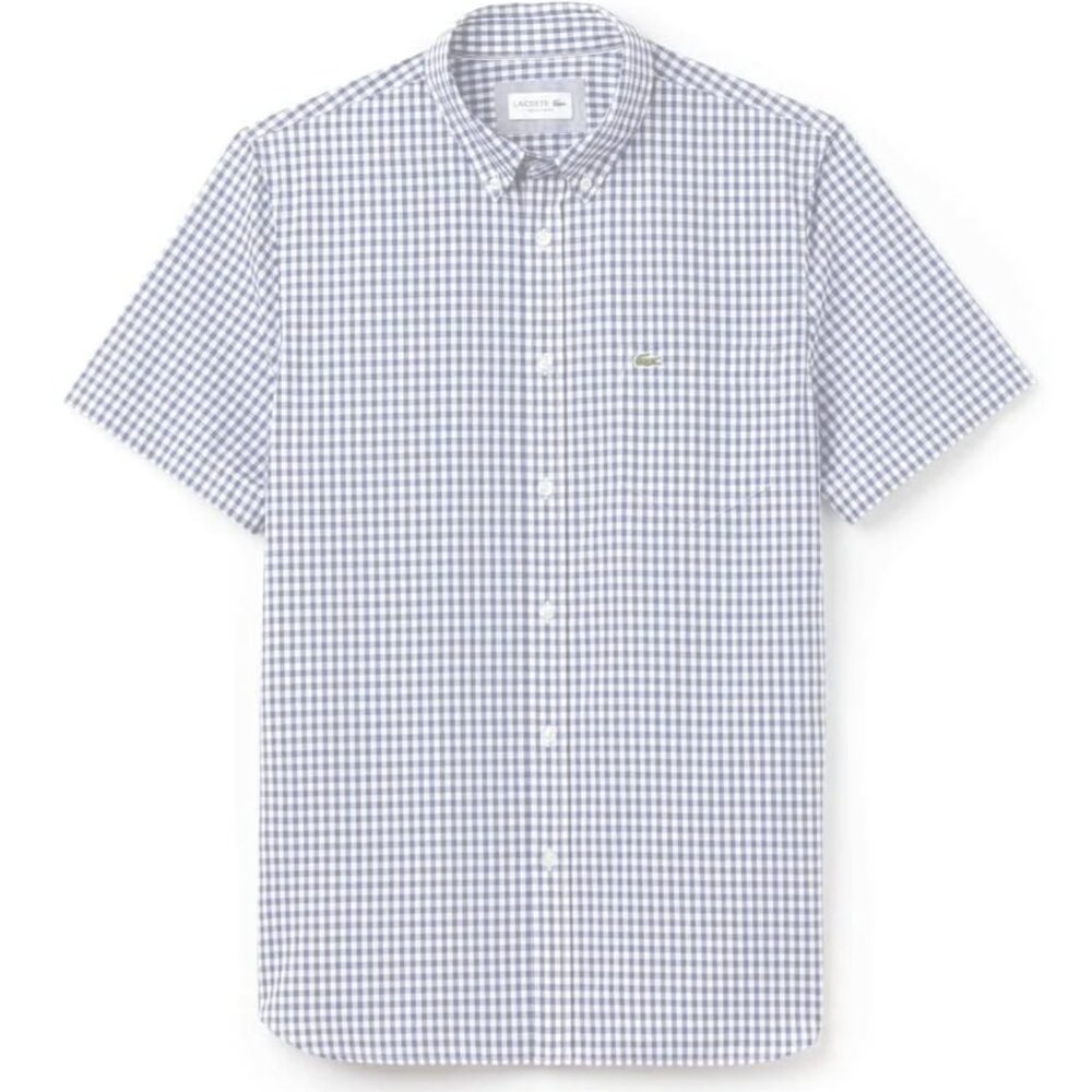 MEN´S SLIM FIT GINGHAM POPLIN SHIRT
